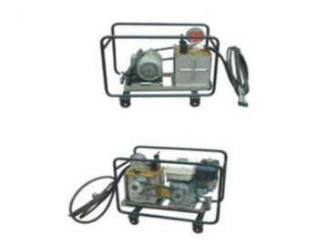 Equipamento de compressão hidráulico, modelo QY -250