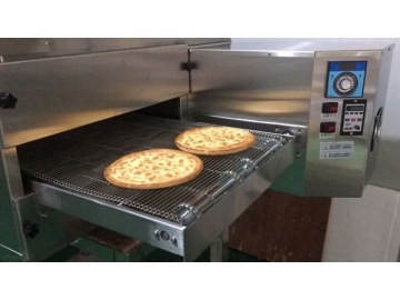 Forno de esteira de convecção para pizza