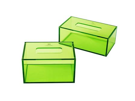 Caixa de acrílico para lenço de papel