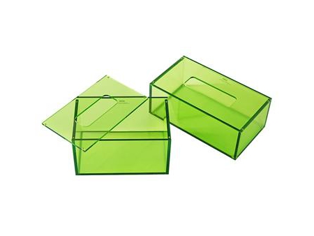 Caixa de acrílico para lenço de papel