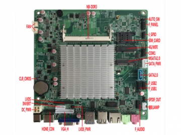 Placa-Mãe Mini-ITX M218FC/M219FC/M229FC, Intel® Celeron J1900/ J1800, processadores Pentium J2900, DC-Power Placa-Mãe Mini-ITX M218FC/M219FC/M229FC, Intel® Celeron J1900/ J1800, processadores Pentium J2900, DC-Power
