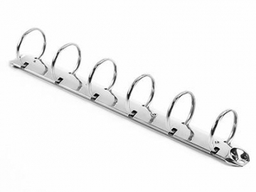 Garras para fichário, seis argolas: comprimento total 280mm