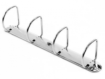 Garras para fichário, quatro argolas: comprimento total 290mm