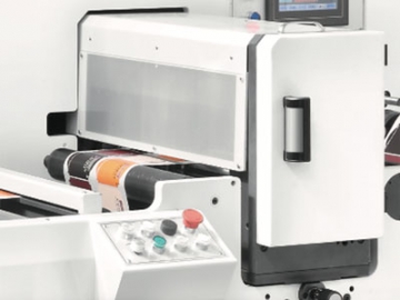 Máquina de corte e vinco com aplicação de verniz KISS-300PLUS-2