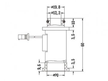 Sensor de fluxo de água