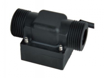Sensor de fluxo de água tipo aba