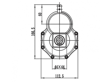 Motor de acionamento 180-250W, PMDC motor escovado HQ068B1