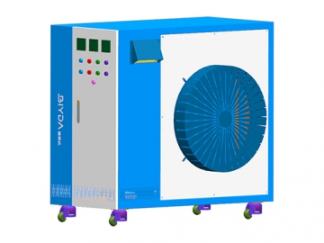 Gerador de ar quente de aquecimento por indução