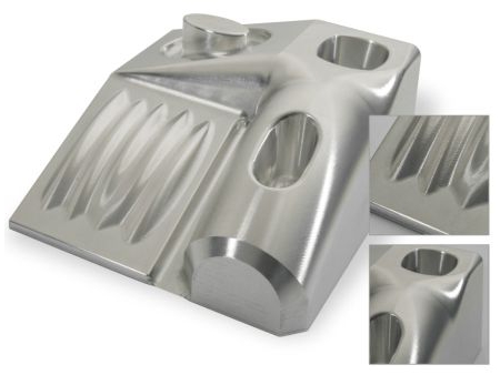 Fresa de carbonato EMB17 HRC65, fresa naco-revestida 45 ° Espiral / Modelo Regular EMB