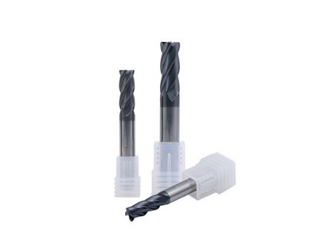 Fresa de carboneto raio de canto (4 estrias) para aço e titânio EMD04