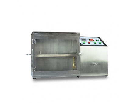 Verificador de inflamabilidade horizontal
