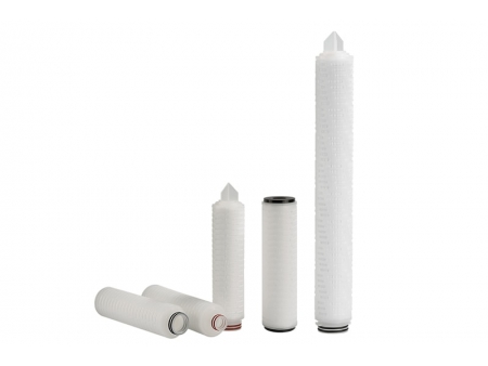 Filtro Cartucho de Membrana de PTFE com Estrutura de PVDF Resistente à Corrosão, Série PVDF