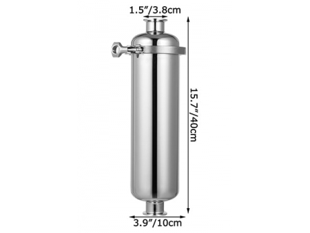 Carcaça de Filtro em Linha de Aço Inoxidável / Carcaça de Filtro de Cartucho Único