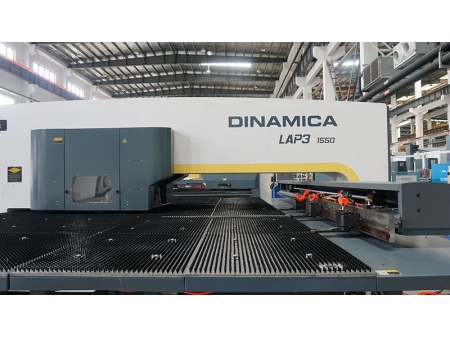 Máquina combinada de laser e punção CNC