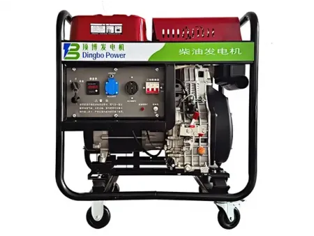 Geradores a Diesel Refrigerados a Ar 5kW-8kW com Estrutura Aberta (Monocilíndricos)