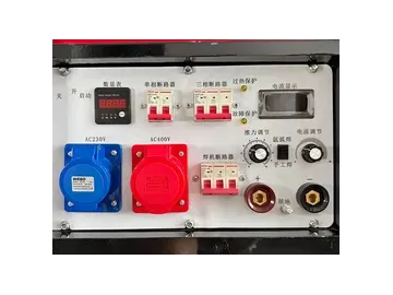 Geradores Soldadores a Gasolina Refrigerados a Ar (2 Cilindros)