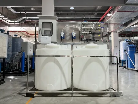 Sistema de dosagem automática de produtos químicos