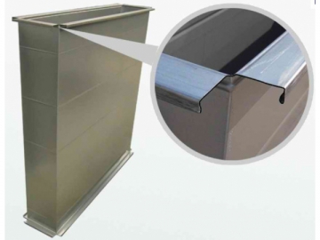 Máquina para fabricar flanges