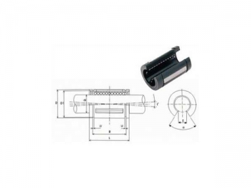 <strong>Rolamentos lineares</strong> série SLM-OP