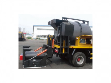 Caminhão tapa buraco <br/><small>(com mistura asfáltica reciclada a quente)</small>