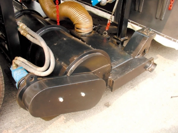 Equipamento para remoção de gelo <br/><small>(derretimento de gelo com circulação de ar quente)</small>