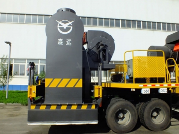 Equipamento para remoção de gelo <br/><small>(derretimento de gelo com circulação de ar quente)</small>