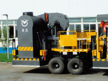 Equipamento para remoção de gelo <br/><small>(derretimento de gelo com circulação de ar quente)</small>