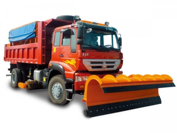 Escova para remoção de neve <br/><small>(montagem no centro para caminhão)</small>