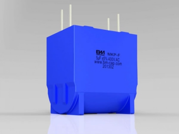 Capacitor eletrolítico para partida de motor AC, MKP-F
