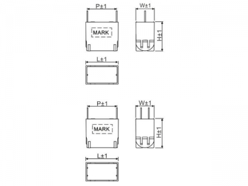 Capacitor eletrolítico para partida de motor AC, MKP-F