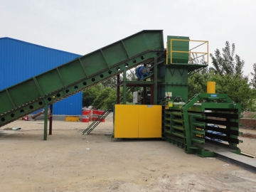 <strong>Prensa enfardadeira horizontal</strong> automática