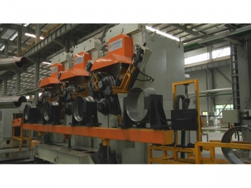 Linha de produção de aro para roda de aço <small>(Oferecemos uma linha de produção completa de máquinas para a produção de rodas de aço)</small>