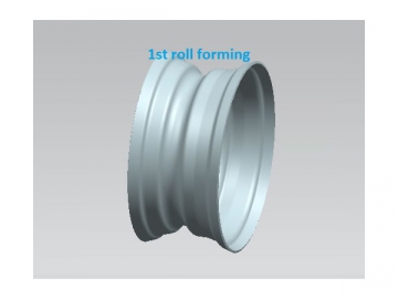 Linha de produção de aro para roda de aço <small>(Oferecemos uma linha de produção completa de máquinas para a produção de rodas de aço)</small>