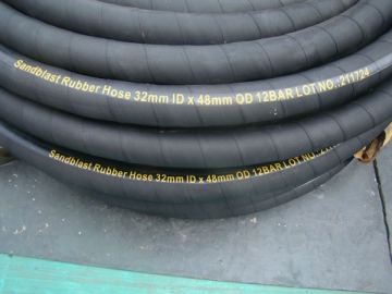 Mangueira de borracha para água quente e vapor reforçada com fibra