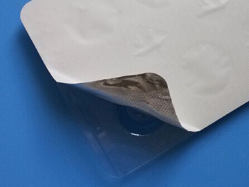 Folha blister resistente às crianças