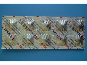 Embalagem strip laminado para remédios