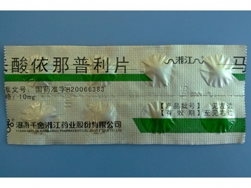 Embalagem strip laminado para remédios