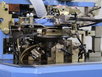 Máquina de tecer meia invisível