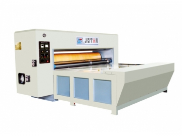Máquina de corte e vinco rotativa semiautomática