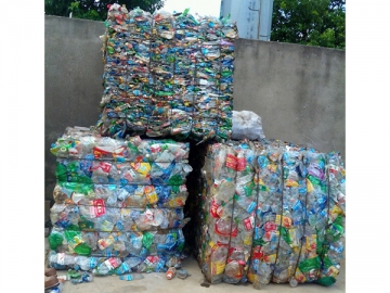 Prensas enfardadeiras para resíduos de papel